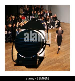 London Fashion week...... Nicole Farhi... Royal Opera Housephotograph by David Sandison The Independent Stock Photo