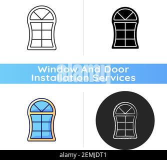 Custom windows icon Stock Vector