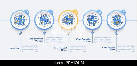Top management positions vector infographic template Stock Vector Image ...