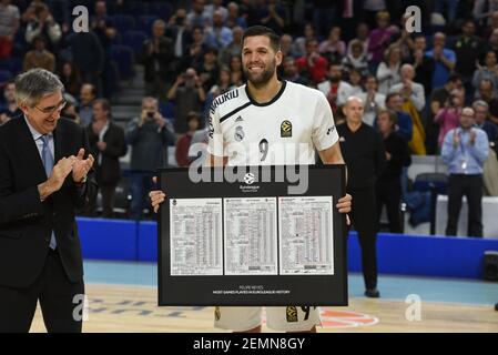 Jordi Bertomeu CEO of Euroleague Basketball and Alejandro Jimenez Anadolu  Efes Beer Group President Efes Pilsen and Euroleague Stock Photo - Alamy