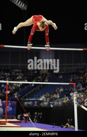 Eli Seitz, seen in action during the Superstars of Gymnastics, a brand ...