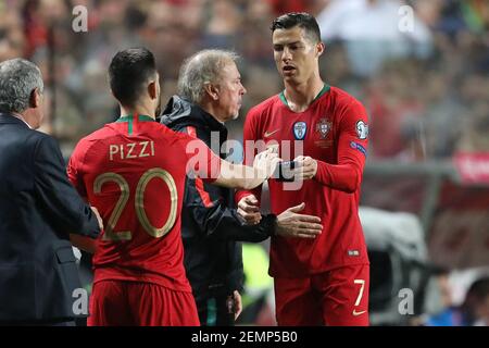 Cristiano Ronaldo injury, Portugal - Serbia