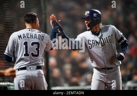 June 21, 2019: San Diego Padres shortstop Manny Machado (13) runs