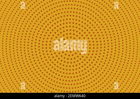 Pop art colorful comics book magazine cover. Polka dots yellow background. Cartoon funny retro pattern. Vector halftone illustration. Template design Stock Vector