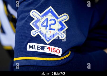 Jackie Robinson Day 42 MLB Jersey Sleeve Patch by Patch Collection
