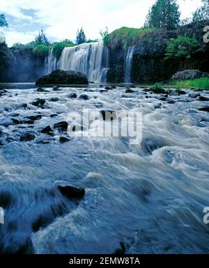 Australia. Far North Queensland. Atherton Tablelands. Millstream Falls. Stock Photo