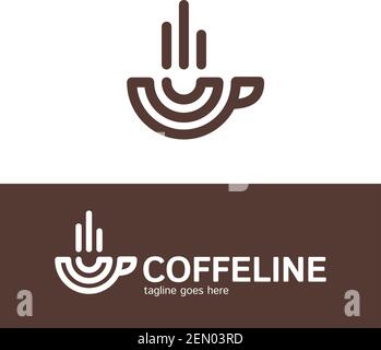 Espresso Line Icon, Outline Vector Symbol Illustration. Pixel Perfect, Editable Stroke. Stock Vector