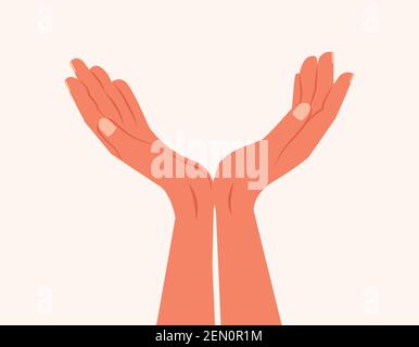 two hands holding clipart