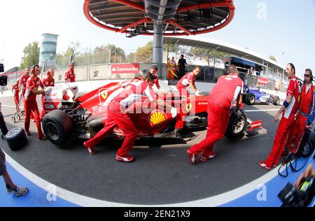 Monza, Italy - September 09, 2012: FIA Formula 1 World