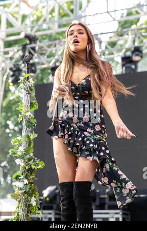 Madison Beer during the BottleRock Music Festival on May, 25 2019, in Napa, California (Photo by Daniel DeSlover/Sipa USA)