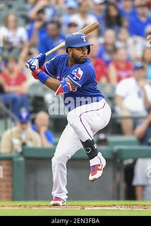 May 30, 2019: Texas Rangers second baseman Rougned Odor #12 at bat during  an MLB game between the Kansas City Royals and the Texas Rangers at Globe  Life Park in Arlington, TX