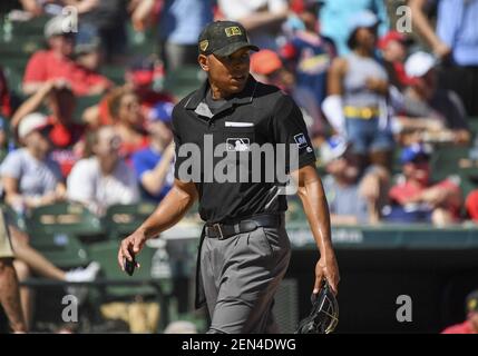 Photo: Major League umpire Jeremie Rehak Wears Initials