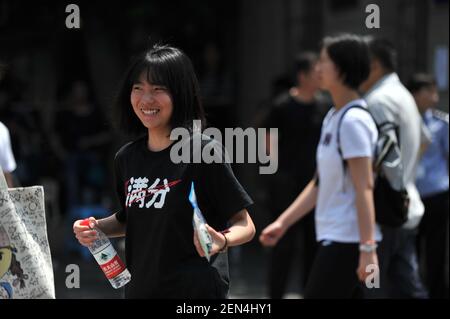 A Chinese student wearing a Nike tee 