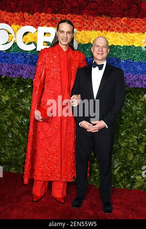 Jordan Roth and husband Richie Jackson attend the American Ballet ...