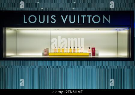 FILE--View of the Louis Vuitton (LV) flagship store at the Lippo Plaza in  Shanghai, China, May 5, 2010. French luxury goods behemoth LVMH Moet Hen  Stock Photo - Alamy