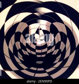 Abstract background with checkered geometric pattern Stock Photo