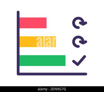 Infographic analytics statistical, vector report accounting ...