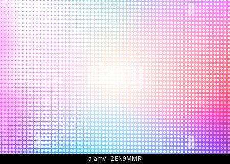 Creative illustration in halftone style with gradient. Abstract colorful background. Completely new design for business. Polka dots pattern for Stock Vector
