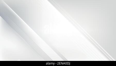 Grey modern background design. Abstract geometric background with lined shapes. Stock Vector