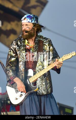 Lorenzo Jovanotti Cherubini on stage at Milano Linate for the last show