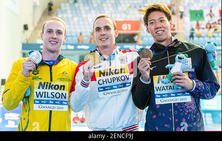 WILSON Matthew of Australia (L) , silver, and CHUPKOV Anton of Russia ...