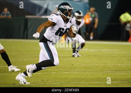 August 8, 2019: Philadelphia Eagles defensive end Kasim Edebali (66) in  action during the NFL game