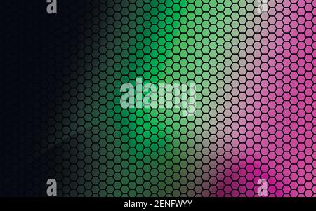 Abstract technology hexagonal background Stock Vector
