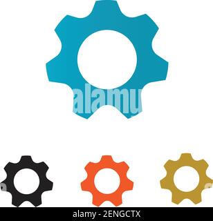 Gear Logo Template vector icon illustration design Stock Vector