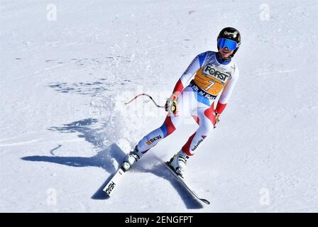 Jasmine Flury (SUI) during the alpine ski race 2022 FIS Ski World Cup ...