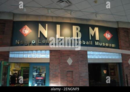 The Negro Leagues Baseball Museum in Kansas City, Mo., is dedicated to preserving the history of African-American baseball, when black players were prohibited from joining the major league teams. (Photo by Mark Taylor/Chicago Tribune/TNS/Sipa USA)