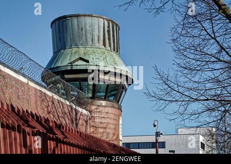 JVA Moabit, Justizvollzugsanstalt, Wachturm, Berlin-Moabit, Deutschland, Europa Stock Photo