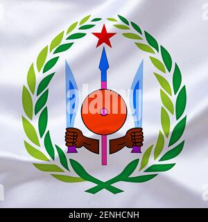 Afrikanische Union, Afrika, Das Wappen von Dschibuti Stock Photo