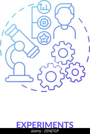 Experiments concept icon Stock Vector