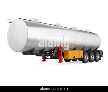 Tank Trailer Isolated Stock Photo