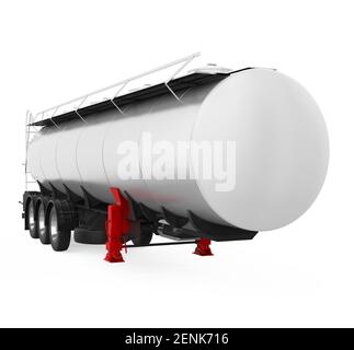 Tank Trailer Isolated Stock Photo