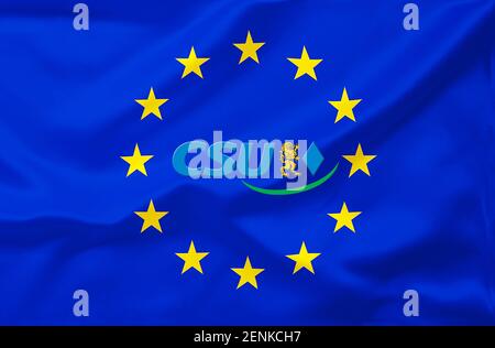 Europawahl, Eurostern, Eu, Partei, Parteien, Wahl, Wähler, Logo, CSU Stock Photo