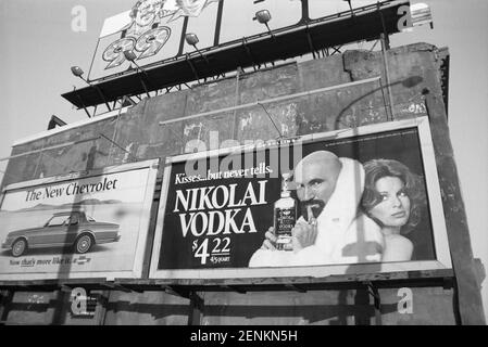 Nikolai Vodka, Philadelphia PA., USA, 1976 Stock Photo