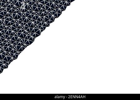 Polygonal black and white mosaic background. Abstract low poly vector illustration. Triangular pattern in halftone style. Template geometric business Stock Vector