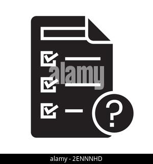 Hypothesis or basic assumption flat vector icon for apps or websites Stock Vector
