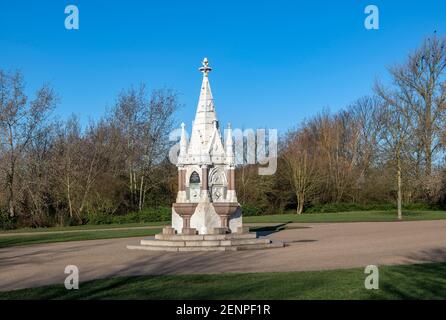 Ornate Victorian drinking fountain and cattle trough ercted 1869 Regents Park London England Stock Photo