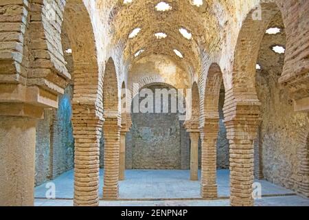 Arabic Baths In Ronda Built At The End Of The 13th Century During The