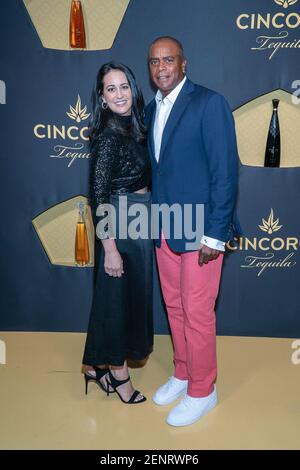 Ana Luz Rodriguez, Ahmad Rashad at arrivals for Cincoro Tequila Launch