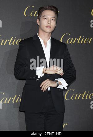 South Korean model and actor Jang Ki yong attend a photocall for