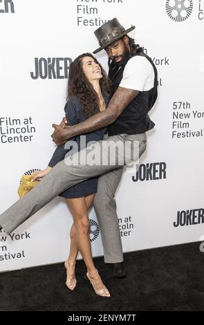 Bethany Gerber And Deandre Jordan Attend Screening Of Joker During 57th Annual New York Film Festival At Lincoln Center Alice Tully Hall Photo By Lev Radin Pacific Press Stock Photo Alamy