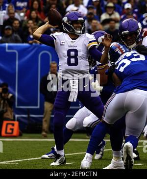 East Rutherford, New Jersey, USA. 6th Oct, 2019. Minnesota Vikings