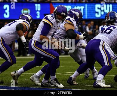 East Rutherford, New Jersey, USA. 6th Oct, 2019. Minnesota Vikings fans  prior to kickoff before a NFL game between the Minnesota Vikings and the  New York Giants at MetLife Stadium in East