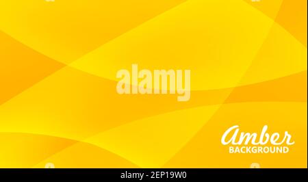 Abstract amber wallpaper with translucent overlay shapes. Simple vector graphic background Stock Vector