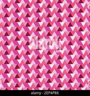 Triangle step pattern for tiles, clothing, wallpaper, printing on covers of books, textiles, carpet Stock Vector