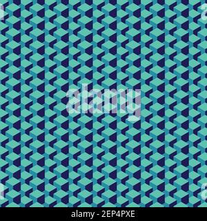 3d cube polygon in blue perspective pattern for background, web online use Stock Vector