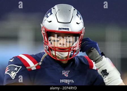 October 27, 2019; Foxborough, MA, USA; Cleveland Browns wide receiver  Antonio Callaway (11) in action during the NFL game between Cleveland Browns  and New England Patriots at Gillette Stadium. Anthony Nesmith/(Photo by